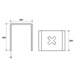   Galatea Design Relax – Transparentny Taboret Łazienkowy | GDNPDSTX W MAGAZYNIE!!