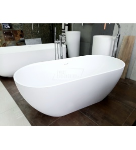       Galatea Design Arrezo Wanna wolnostojąca 160x75 biały połysk GWARR160.GPB.WH W MAGAZYNIE!!