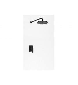 Kohlman Experience Black Zestaw natryskowy podtynkowy Czarny QW220EBR25