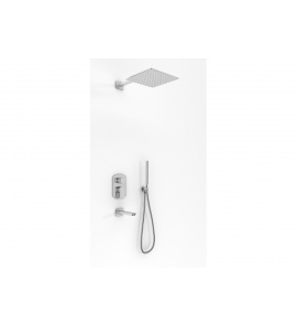 Kohlman Foxal Zestaw wannowo-natryskowy podtynkowy Chrom QW211FQ20