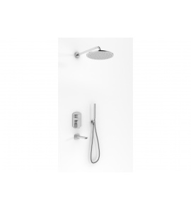 Kohlman Foxal Zestaw wannowo-natryskowy podtynkowy Chrom QW211FR20