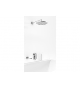 Kohlman Foxal Zestaw wannowo-natryskowy podtynkowy Chrom QW211FR20-009