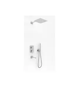 Kohlman Saxo Zestaw wannowo-natryskowy podtynkowy Chrom QW211SQ35