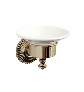 Gentry Home Sun Mydelniczka ceramiczna z uchwytem ściennym Chrom 10640