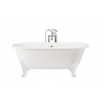 Gentry Home Carlton Wanna wolnostojąca 178x80 z nogami biały 9135.103+9139