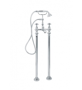 Gentry Home Antique Bateria wannowa wolnostojąca Chrom 8268