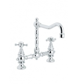 Gentry Home Antique Bateria umywalkowa 2-otworowa rozstaw 20 cm Chrom 8252