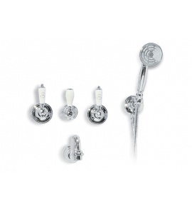 Gentry Home Berkeley Bateria wannowa podtynkowa Chrom 8357