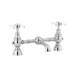 Gentry Home Chelsea Bateria umywalkowa 2-otworowa rozstaw 15 cm Chrom 8149
