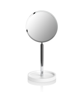Decor Walther STONE KSA Lusterko kosmetyczne stojące Biały/Chrom 0972454