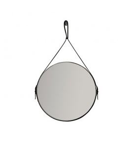   Galassia Lustro okrągłe Ø60 cm z ramą Białą 6125BI W MAGAZYNIE!!