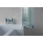 Britton Cleargreen EcoSquare Parawan nawannowy trzyczęściowy prawy 82x145 BS8R