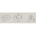 Hidra Faster Bidet wiszący Biały FAW14.001