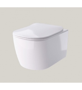 Hidra Faster Faster Wc wiszący bez kołnierza 53x36,5 cm Biały FAWR20.001