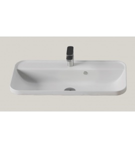   Hidra Gio Evolution Umywalka prostokątna wpuszcza w blat 80x40 cm Biały G280.001 W MAGAZYNIE!!
