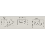 Hidra My Bidet ścienny Biały MW24.001