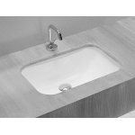   Hidra Lavabi Umywalka prostokątna podblatowa 55x37,5 cm Biała A118.001 
