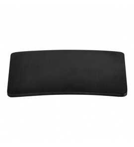 Vado Wymienna osłona odpływu korka umywalkowego, kwadratowa Czarny szczotkowany IND-395CAP/SQ-BLK