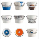 Scarabeo Bucket Umywalka Ø40,5 biały 8804BS