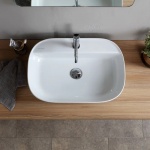 Scarabeo Glam Umywalka 56x38 biały 1802