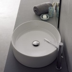 Scarabeo Thin-Line Umywalka Ø45 biały 8029
