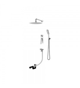 Vedo Desso System wannowo-natryskowy podtynkowy III z deszczownicą 20 cm Chrom VBD4233/20