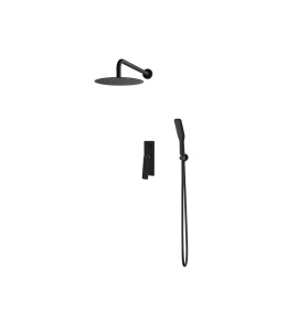 Vedo Desso System natryskowy podtynkowy III z deszczownicą ∅ 25 cm Czarny Matowy VBD4223CZ/25