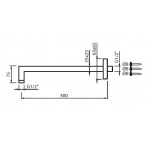 Vedo Sette Nero System natryskowy podtynkowy III Czarny Matowy VBS7223CZ/30
