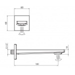Vedo Sette Nero System wannowo-natryskowy podtynkowy I Czarny Matowy VBS7231CZ/25