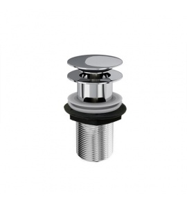 Britton Hoxton Korek umywalkowy Click-clack Czarny mat HOX.010MB