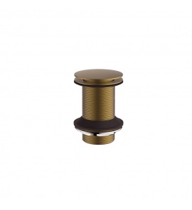 Britton Hoxton Korek umywalkowy Click-clack Brushed brass HOX.011BB