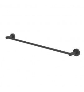 Britton Hoxton Wieszak ścienny na ręcznik 600 mm Czarny matt HOX.015MB