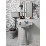 Burlington Bespoke Miska stojąca do górno lub dolnopółku 52,4x36 cm Moon Grey P2GREY