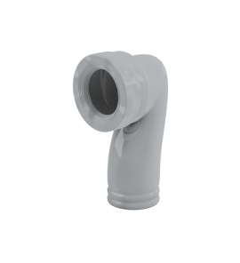 Burlington Bespoke Kolanko ceramiczne odpływowe pion Moon Grey C26GREY