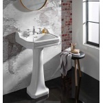 Burlington Bespoke Umywalka ścienna 61x50,5 cm 3-otworowa, Paris B53THPAR