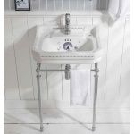 Burlington Bespoke Umywalka ścienna 61x50,5 cm 3-otworowa, Seaside B53THSEA