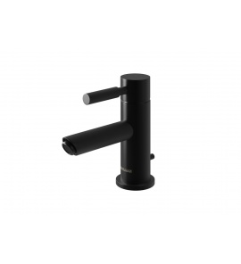 KOHLMAN Roxin Black Bateria umywalkowa 1-otworowa z korkiem automatycznym czarny mat QB100RB