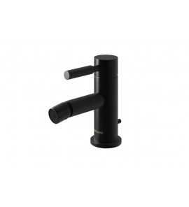 KOHLMAN Roxin Black Bateria bidetowa 1-otworowa z korkiem automatycznym czarny mat QB130RB