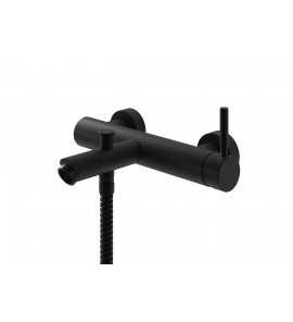 KOHLMAN Roxin Black Bateria wannowo-natryskowa ścienna czarny mat QW110RB