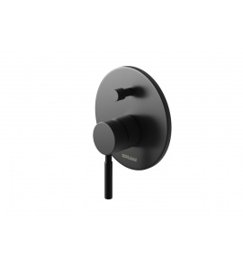 KOHLMAN Roxin Black Bateria natryskowa podtynkowa czarny mat QW210RB
