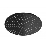 KOHLMAN Roxin Black Zestaw prysznicowy podtynkowy z deszczownicą 25 cm czarny mat QW210RBR25