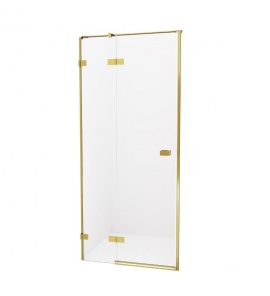 New Trendy Avexa Gold Drzwi wnękowe lewe 100x200 cm Złoty szczotkowany EXK-1718