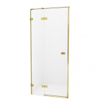 New Trendy Avexa Gold Drzwi wnękowe lewe 140x200 cm Złoty szczotkowany EXK-1726