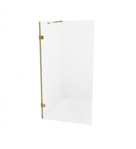 New Trendy Avexa Gold Parawan wannowy 100x150 cm Złoty szczotkowany EXK-2009