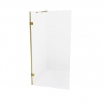 New Trendy Avexa Gold Parawan wannowy 80x150 cm Złoty szczotkowany EXK-2007-WP