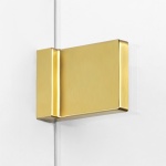 New Trendy Avexa Gold Parawan wannowy 80x150 cm Złoty szczotkowany EXK-2007-WP