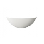 Brecoro Eclipse Umywalka stawiana na blat 55x41 cm Biały ECU003