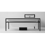 Brecoro Frame Wanna na stelażu 170x75 cm Biały Mat/Czarny FRW018
