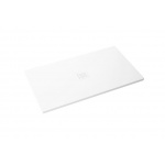 Brecoro Plain Brodzik prostokątny 140x80 cm Biały Mat PLB032