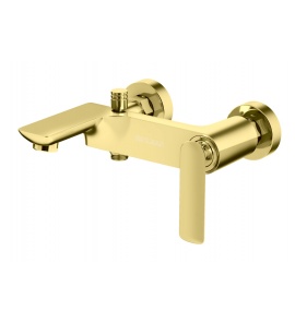 KOHLMAN Experience Bateria wannowa ścienna Złoty/Gold QW110EGD